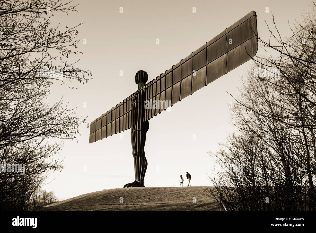 Angel of the North sculpture by Antony Gormley at Gteshead near