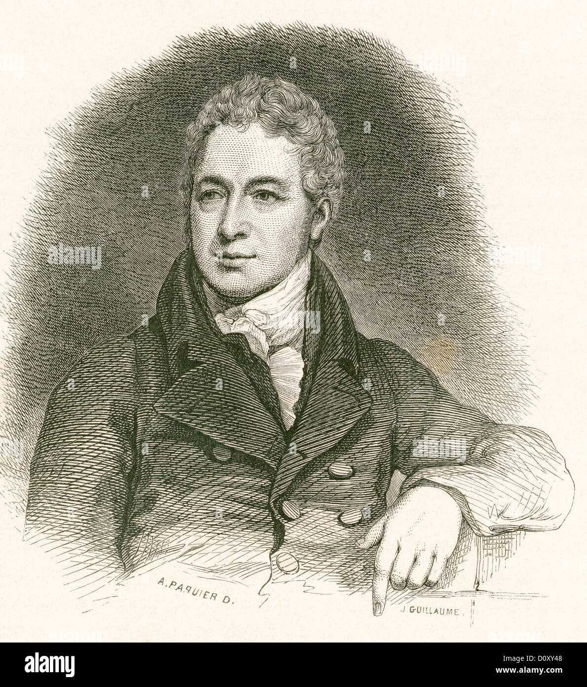Robert Smirke, 1752 – 1845. English artist and illustrator. Stock Photo