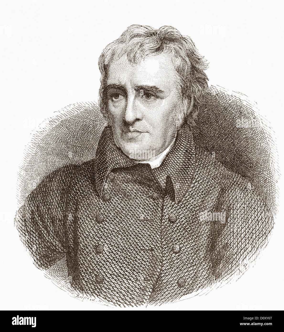 Thomas Stothard, 1755 -1834. English artist, illustrator and engraver. Stock Photo