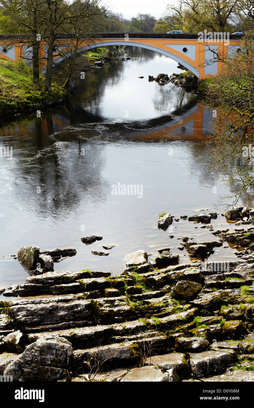 River Lune at Kirby Lonsdale Stock Photo