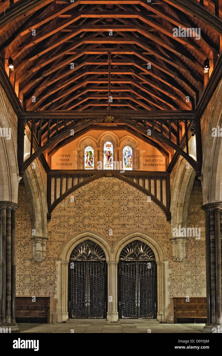 uk-winchester-great-hall-wall-of-names-stock-photo-alamy