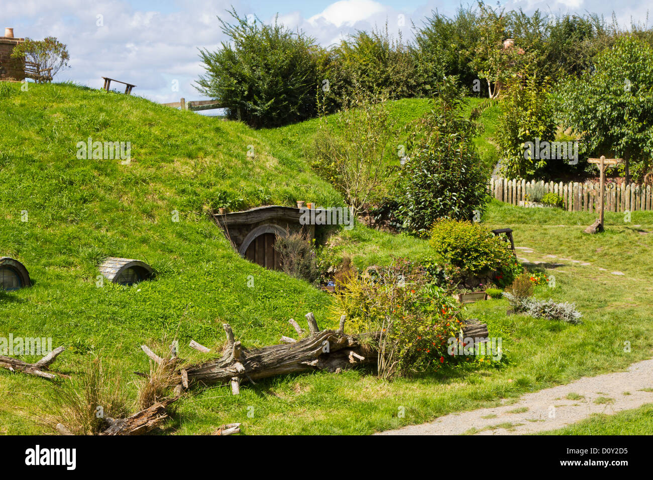 Hobbiton, New Zealand Stock Photo