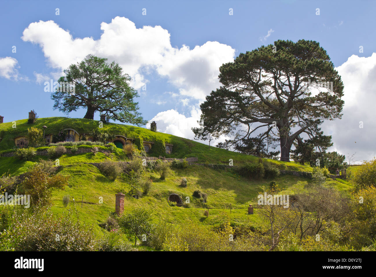 Hobbiton, New Zealand Stock Photo