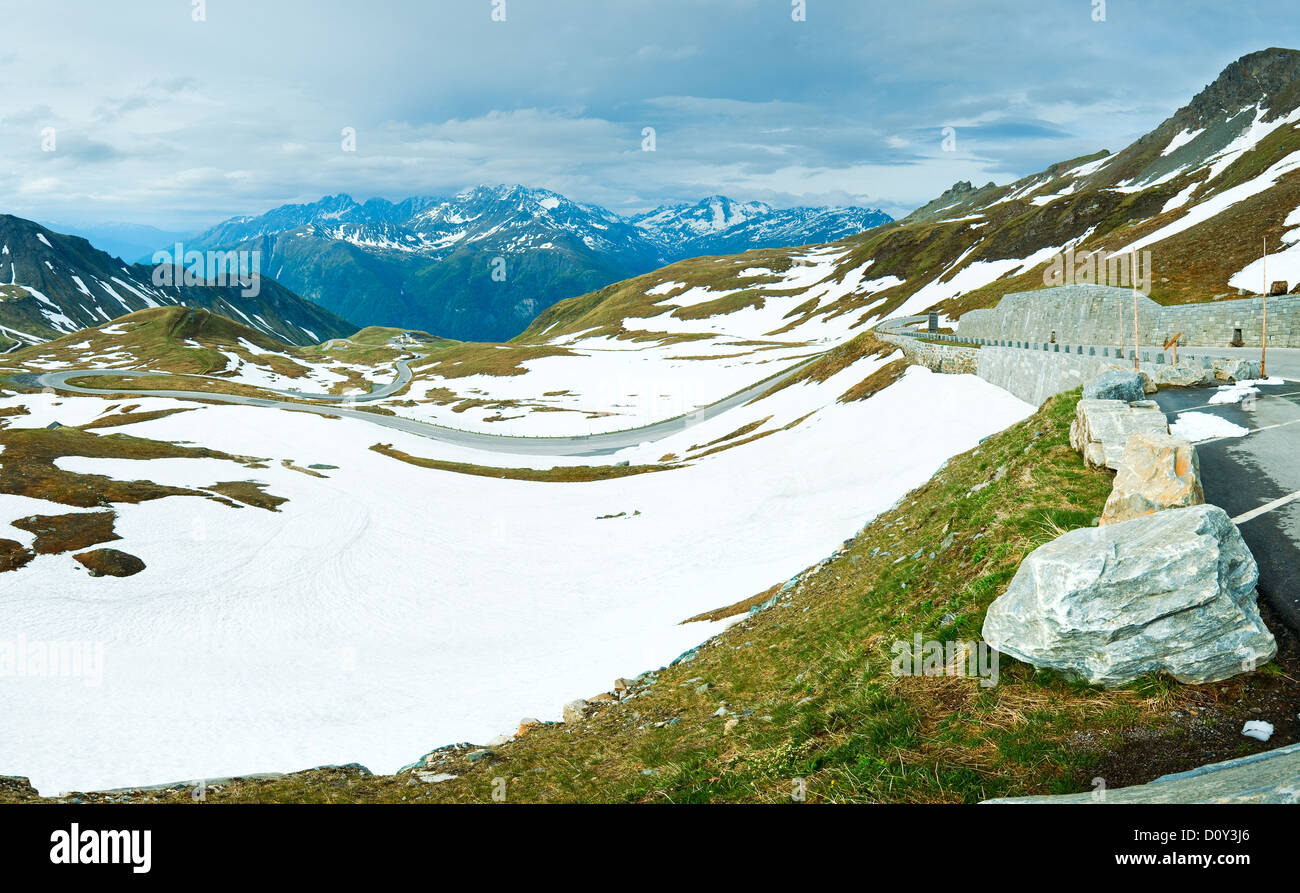 Alps summer panorama Stock Photo - Alamy
