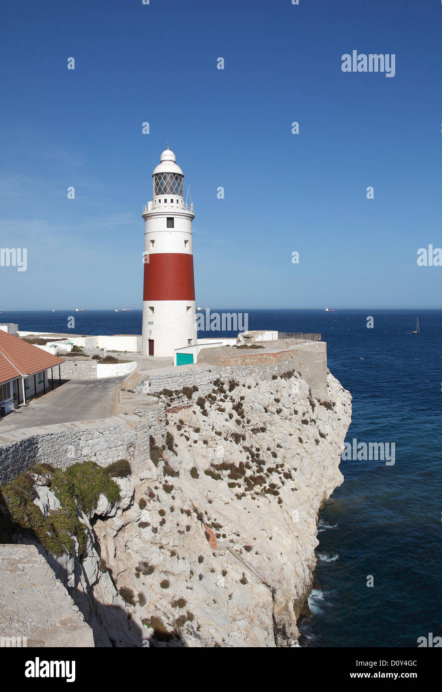 EUROPA POINT LIGHTHOUSE. GIBRALTAR Stock Photo - Alamy