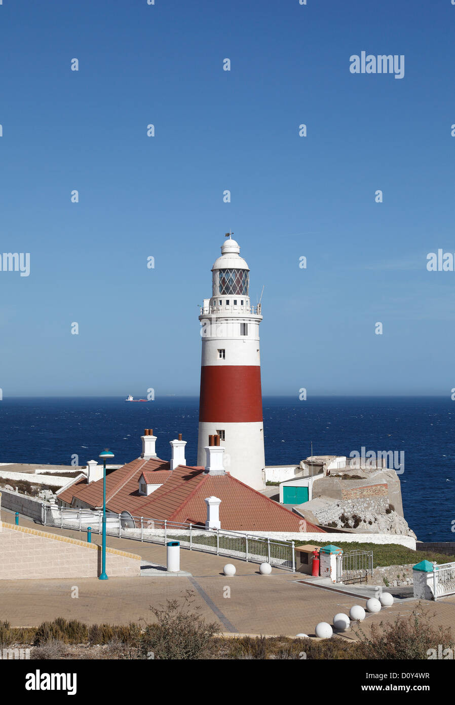EUROPA POINT LIGHTHOUSE. GIBRALTAR Stock Photo - Alamy