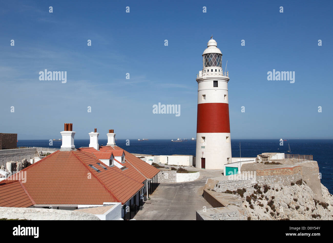 EUROPA POINT LIGHTHOUSE. GIBRALTAR Stock Photo - Alamy