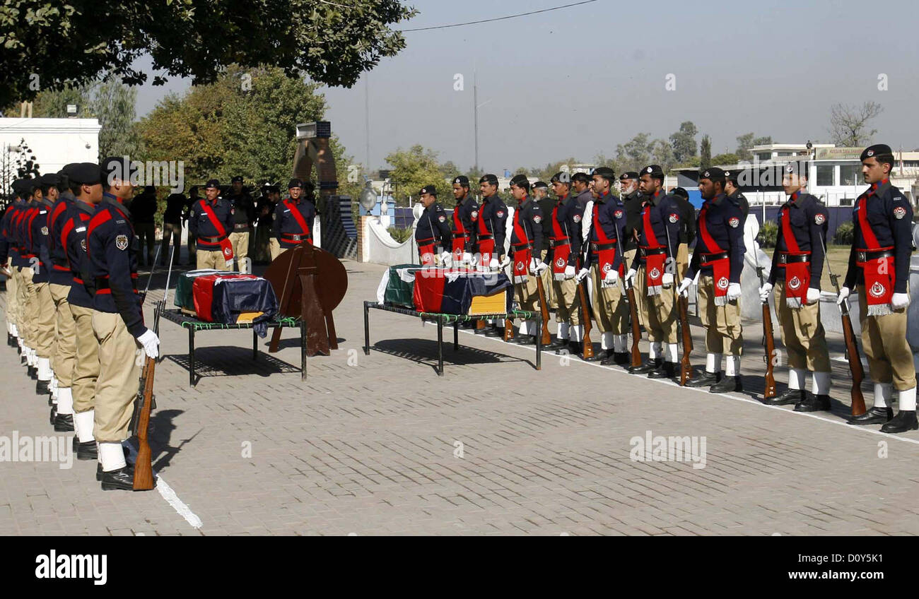 Police Officials Present Guard Of Honour To The Martyred Police 