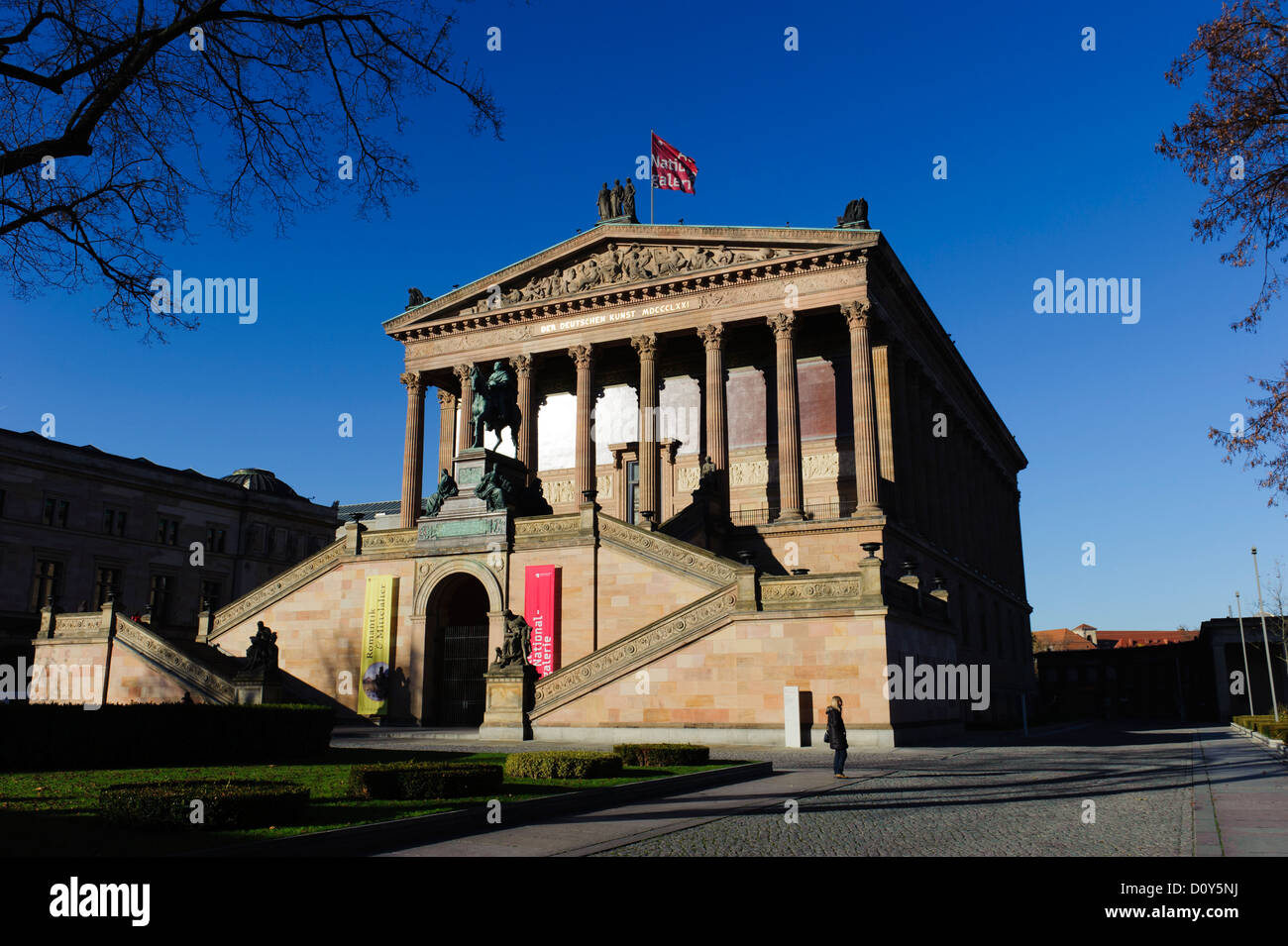 Alte National Galerie Berlin Stock Photo