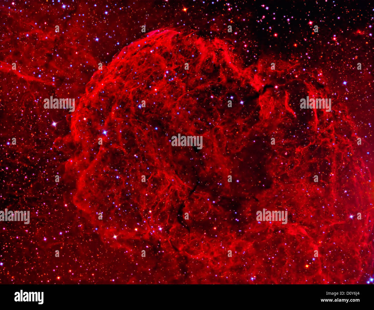 Galactic supernova remnant Stock Photo - Alamy
