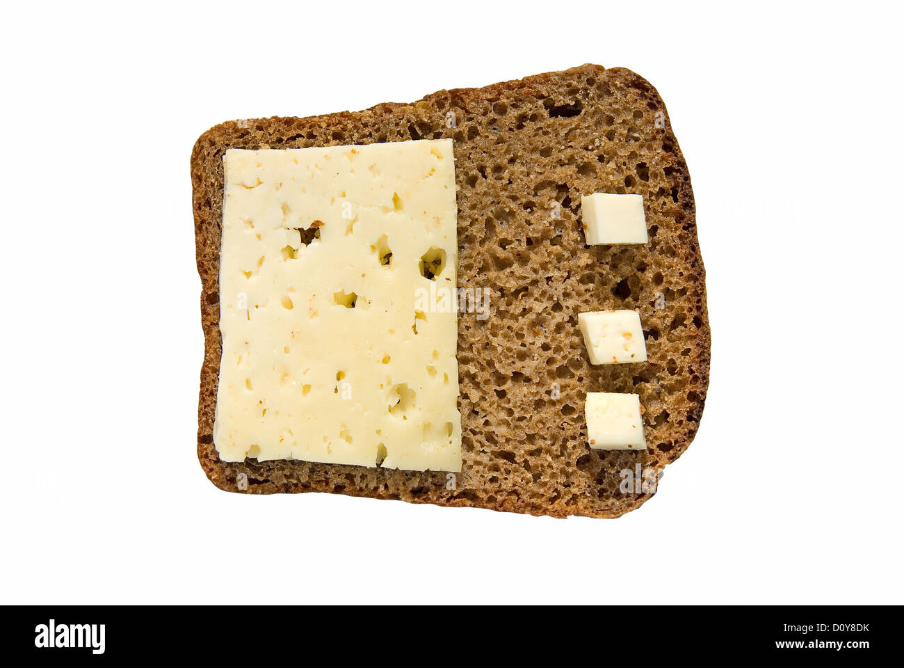 Rye bread with cheese Stock Photo Alamy