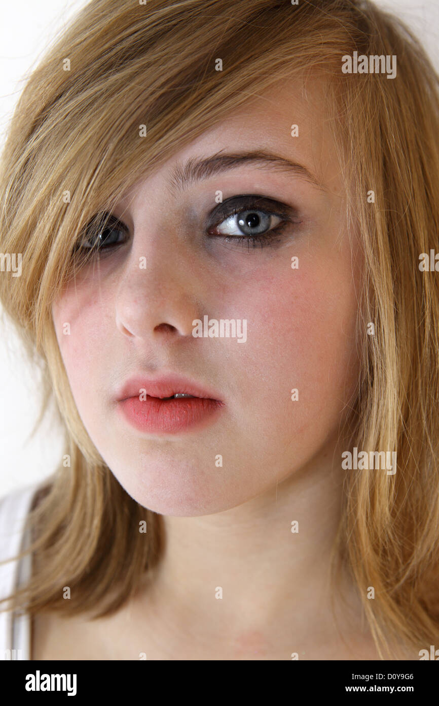 Berlin, Germany, blond girl in the portrait Stock Photo - Alamy