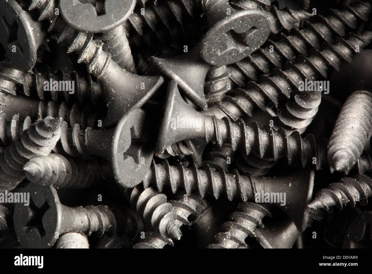 Drywall screws Stock Photo