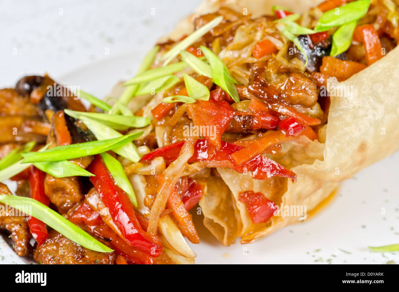 Beef at sour-sweet sauce Stock Photo - Alamy