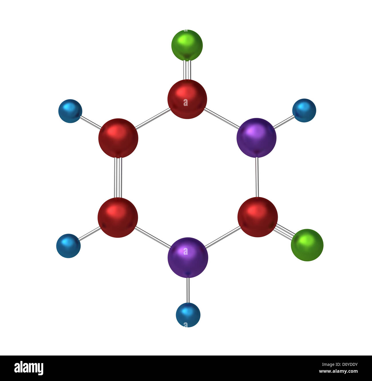 Molecule of uracil, key component in the formation of stable DNA and