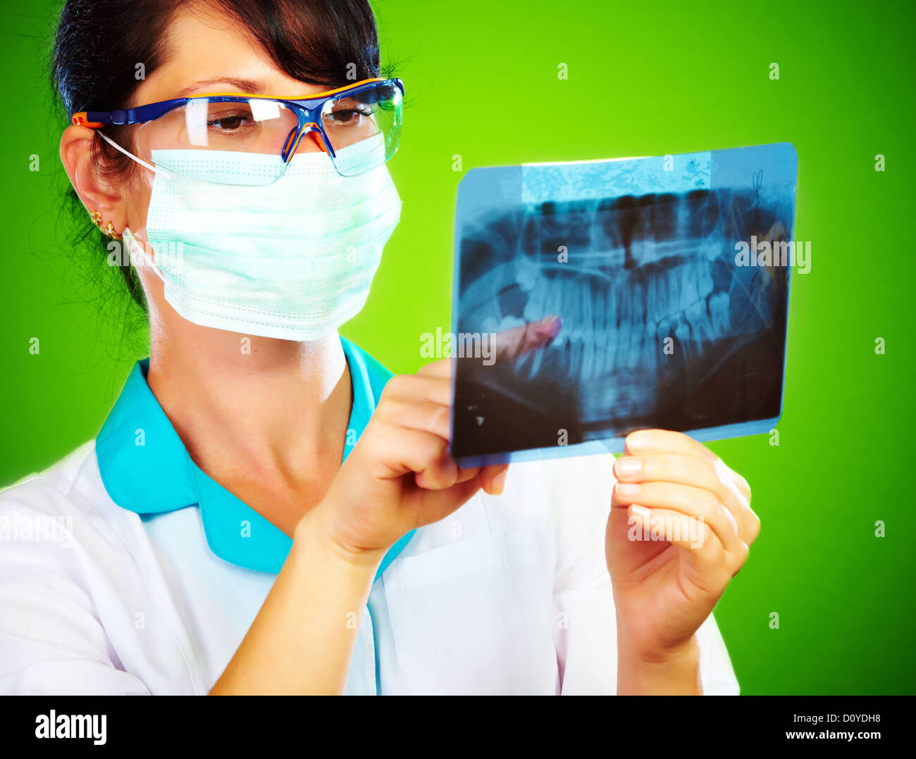 Doctor with xray Stock Photo