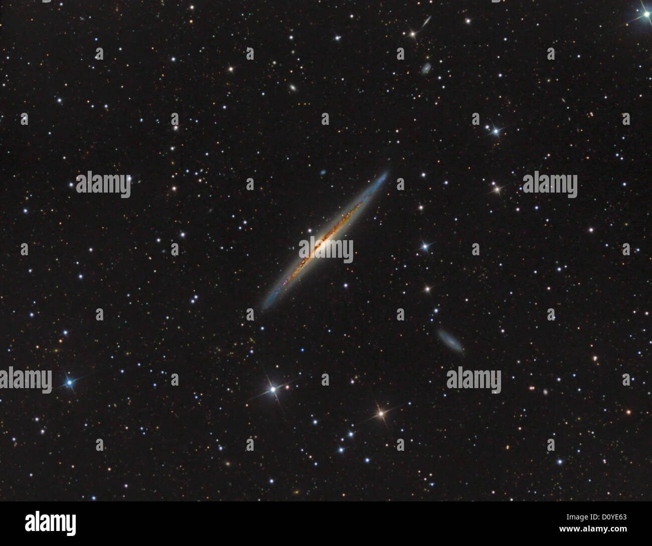 NGC4565 Needle Galaxy Stock Photo Alamy