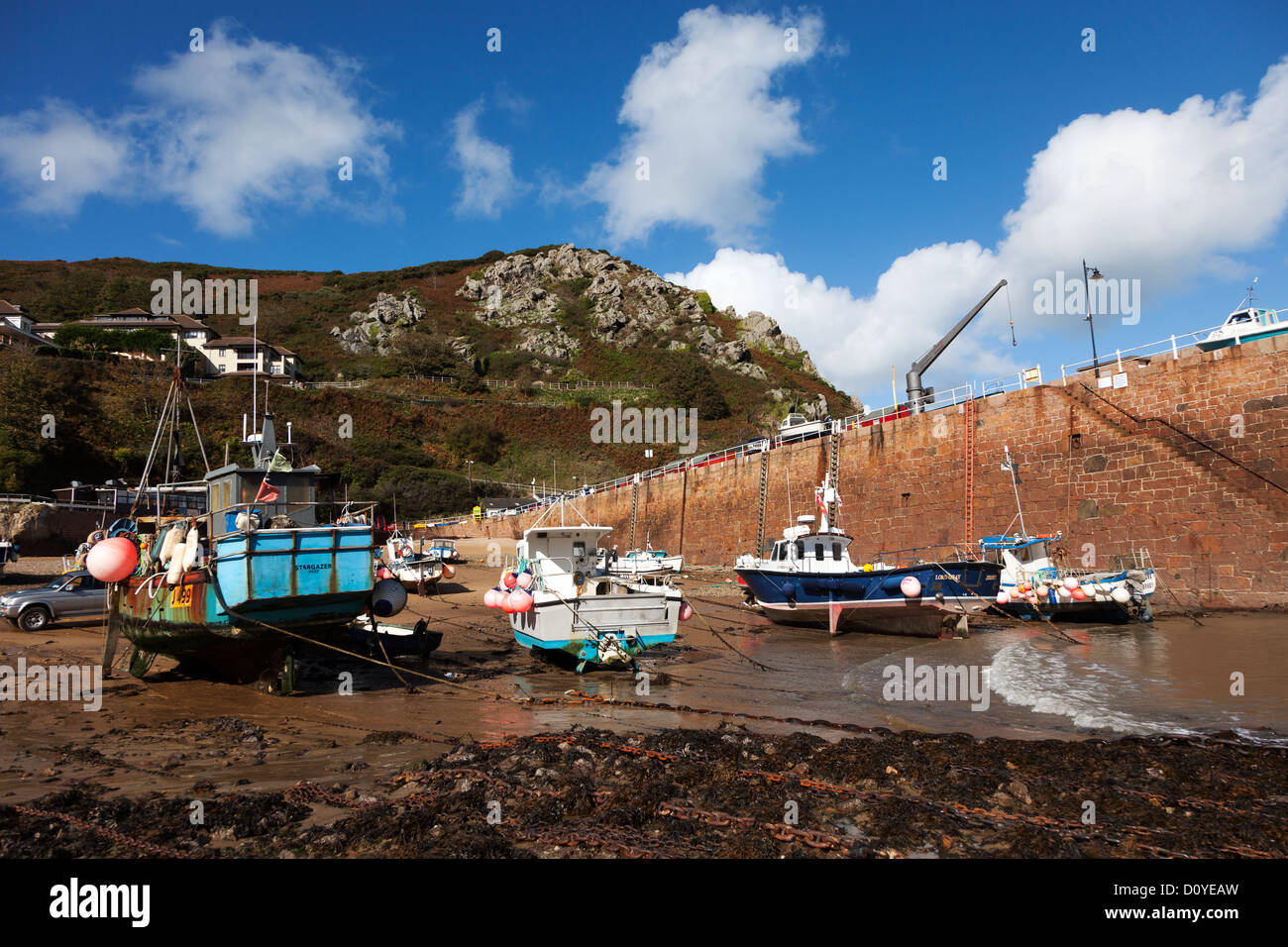 Anchor Lines in Jersey, Channel Islands Stock Photo - Image of boat,  harbour: 21030630