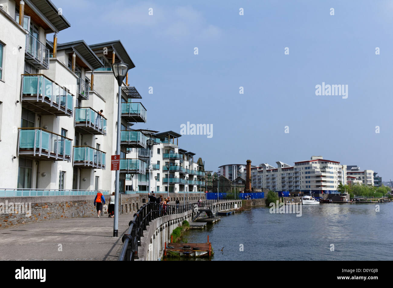 Modern apartments at Harbourside, Bristol, Somerset Stock Photo Alamy