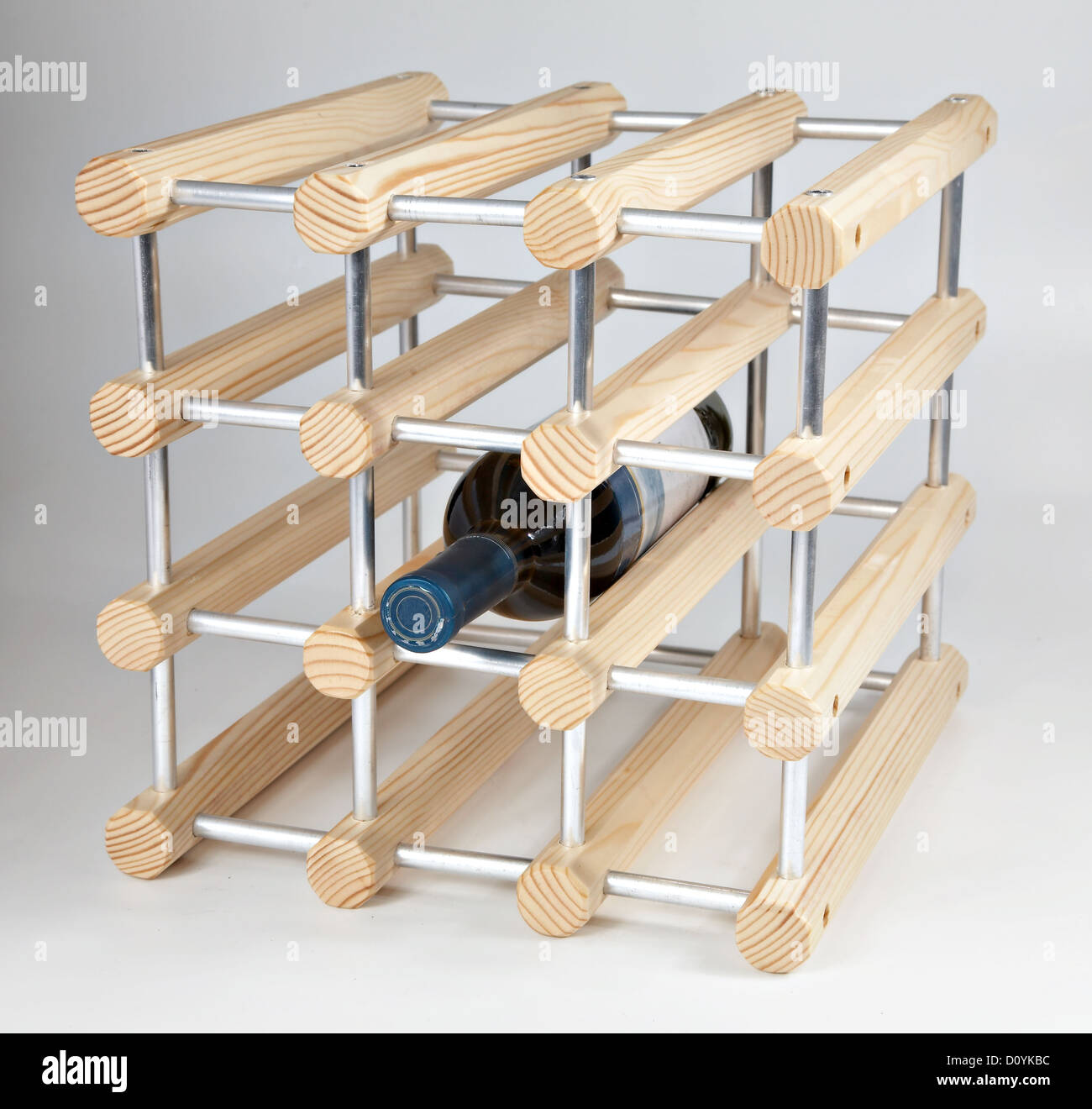 Bottle of wine in a box Stock Photo Alamy