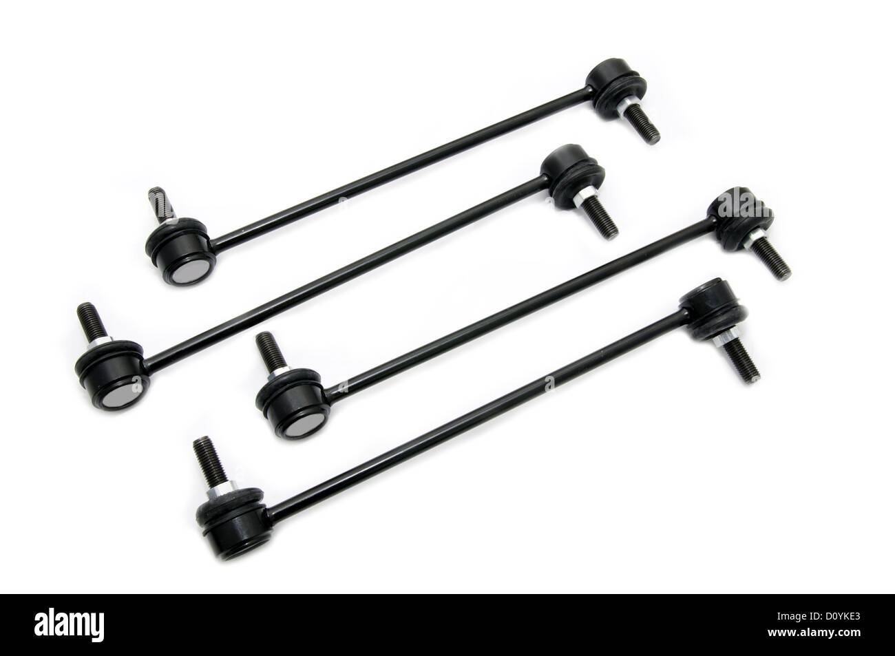four tie rod ends Stock Photo
