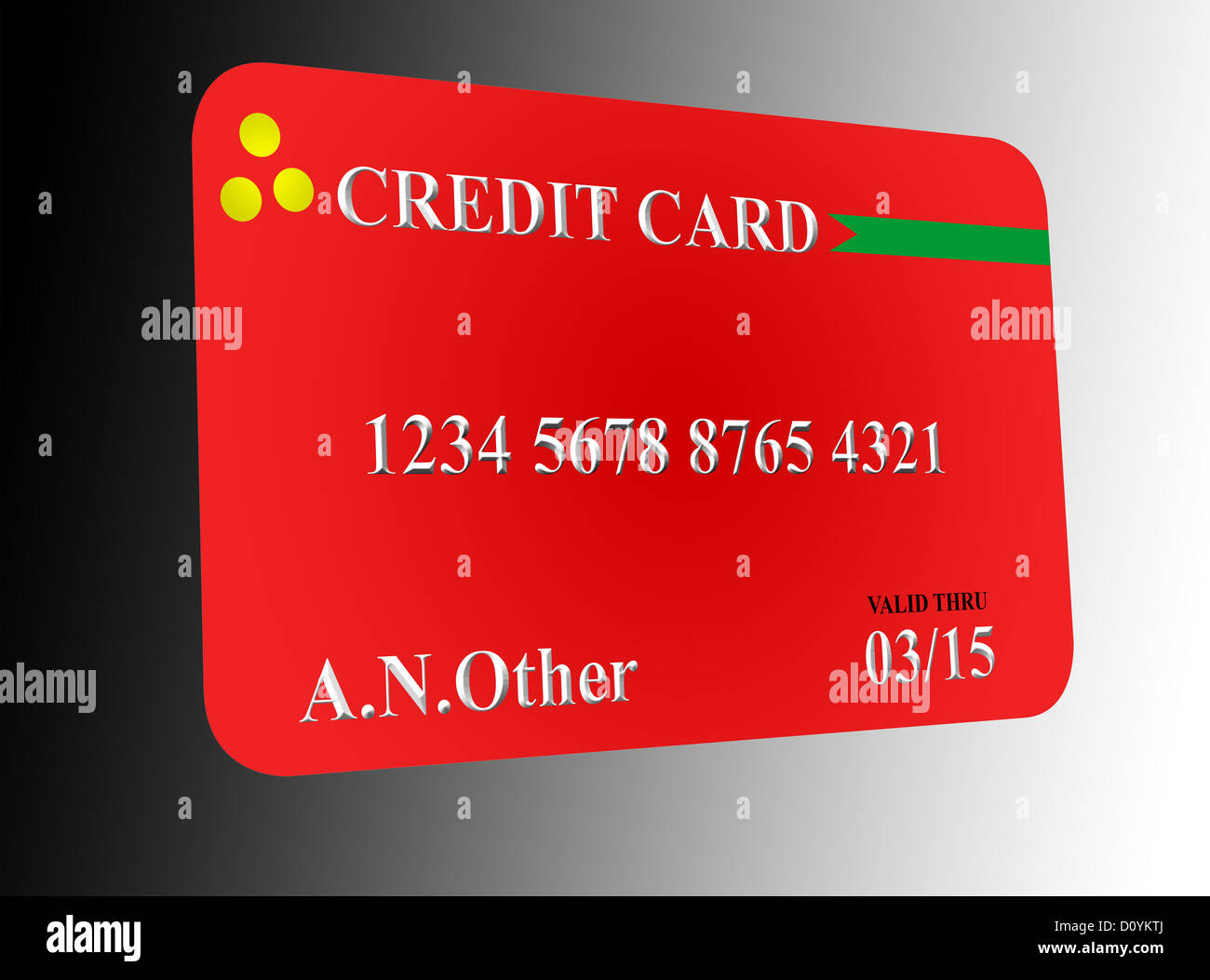 Credit card isolated on a white background Stock Photo - Alamy