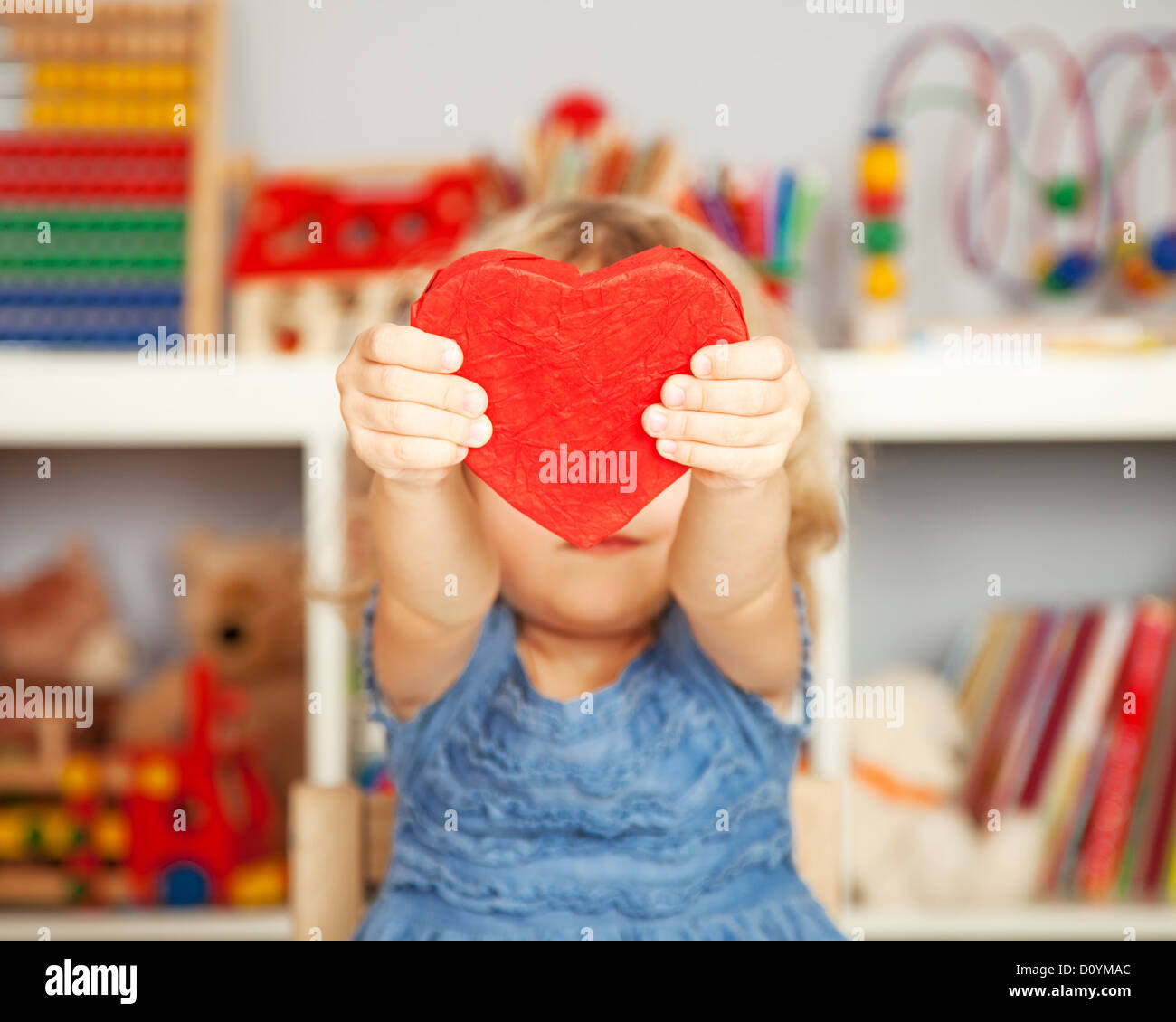 A Child Heart Pattern Child drawing heart shape hi-res stock photography and images - Alamy