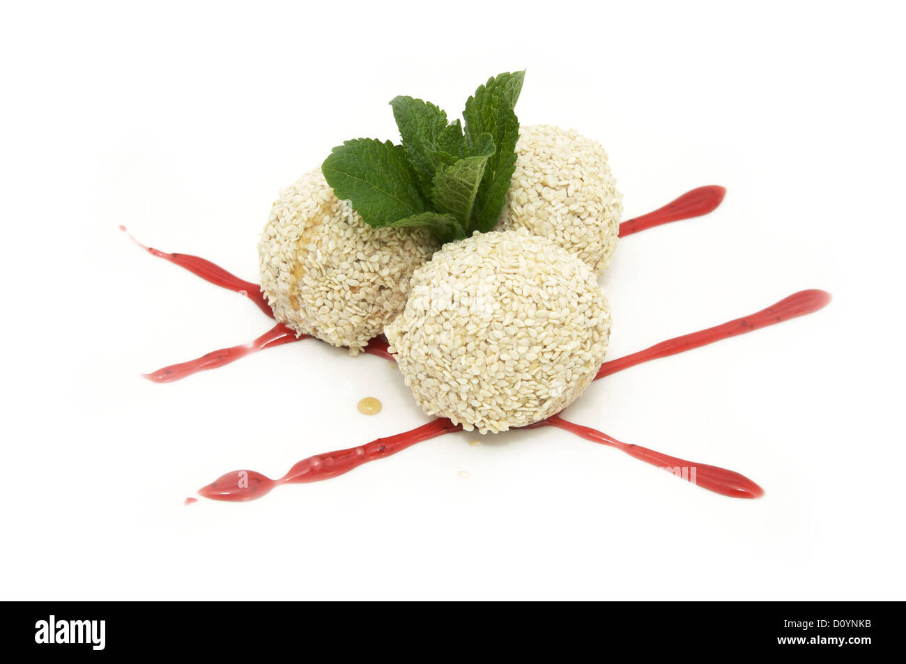 balls of ice cream Stock Photo Alamy