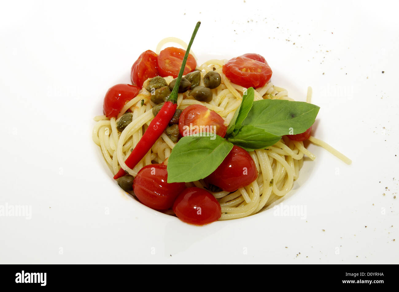 a plate of pasta Stock Photo Alamy
