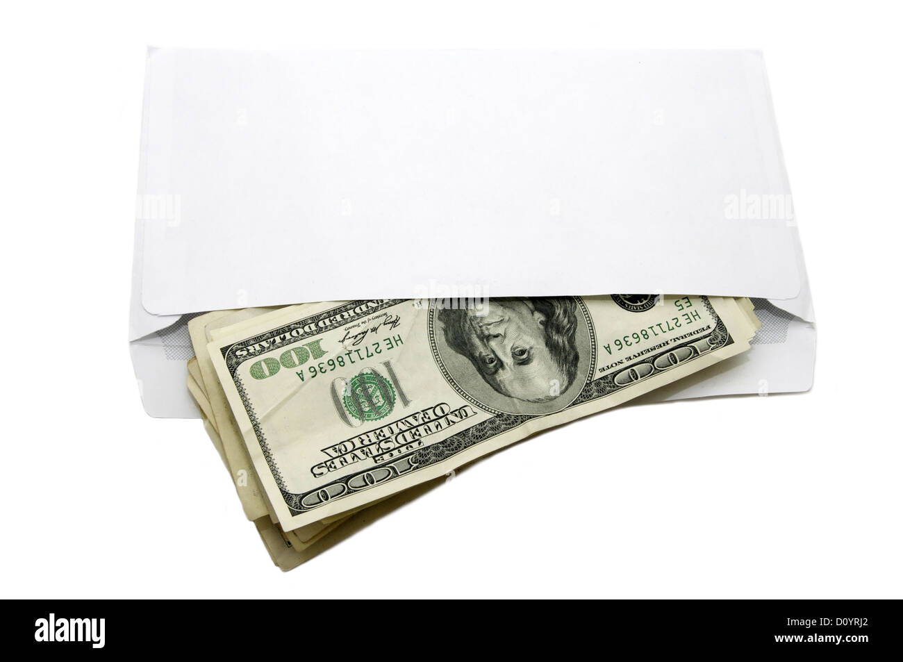 money in an envelope Stock Photo Alamy