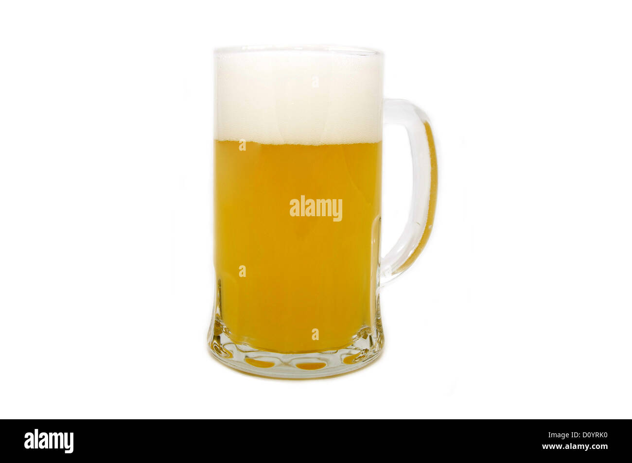 a glass of unfiltered beer Stock Photo Alamy