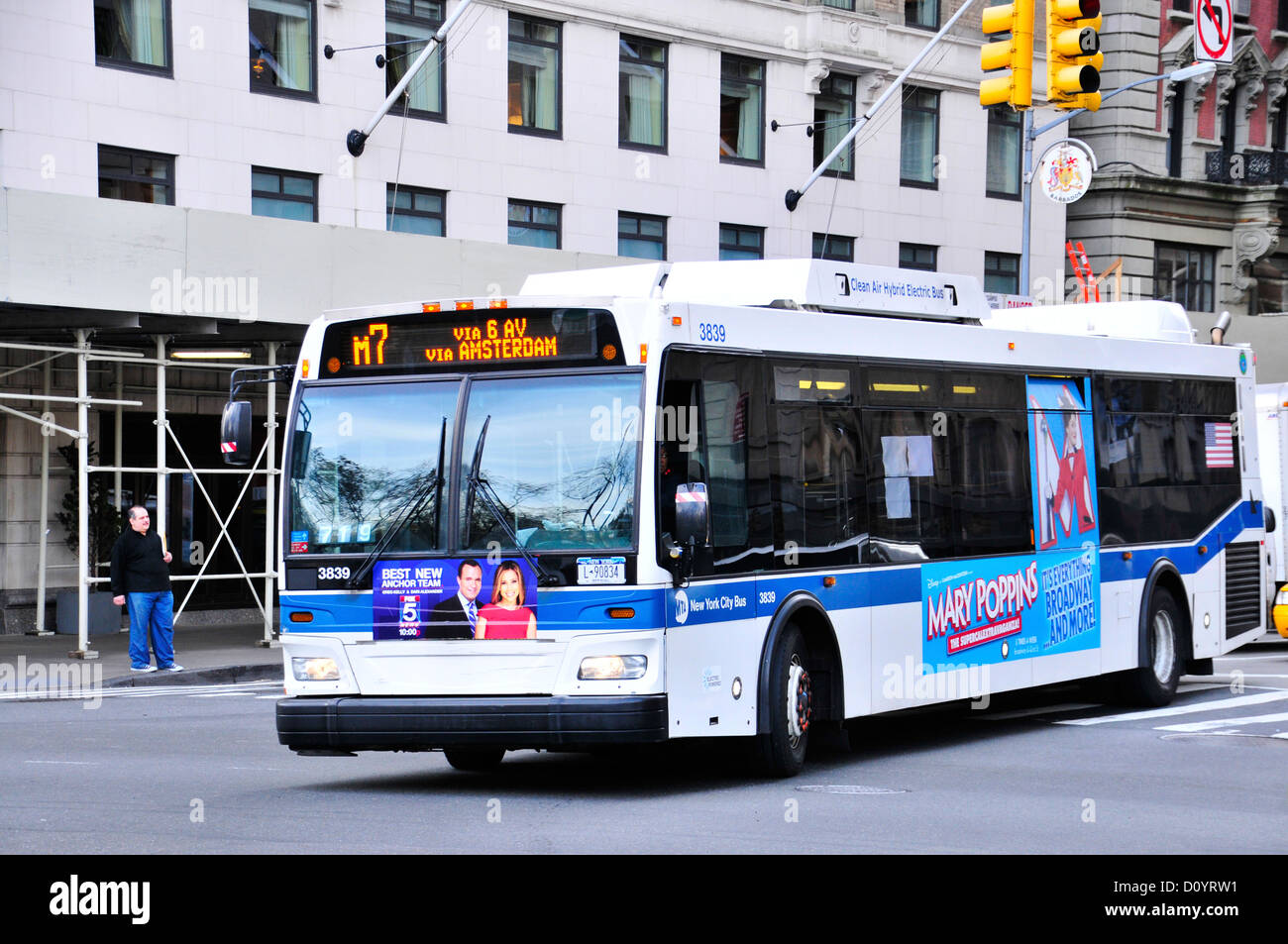 New York City Public Transportation M7 Bus, Manhattan, New York City