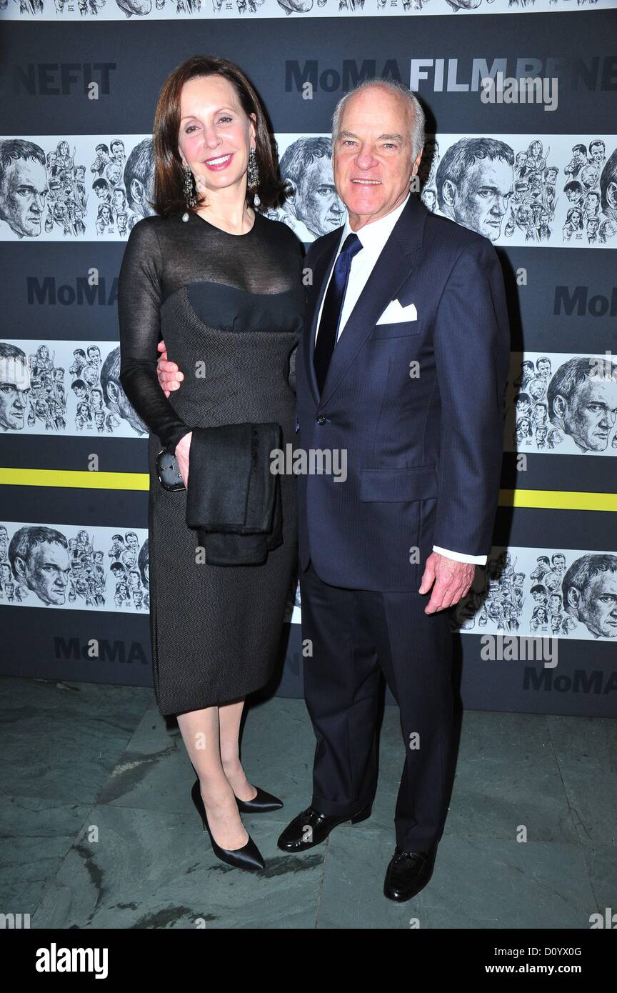 New York, USA. 3rd December 2012. Marie-Josee Kravis, Henry R. Kravis at arrivals for 5th Annual MoMA Film Benefit Honoring Quentin Tarantino, MoMA Museum of Modern Art, New York, NY December 3, 2012. Photo By: Gregorio T. Binuya/Everett Collection Stock Photo