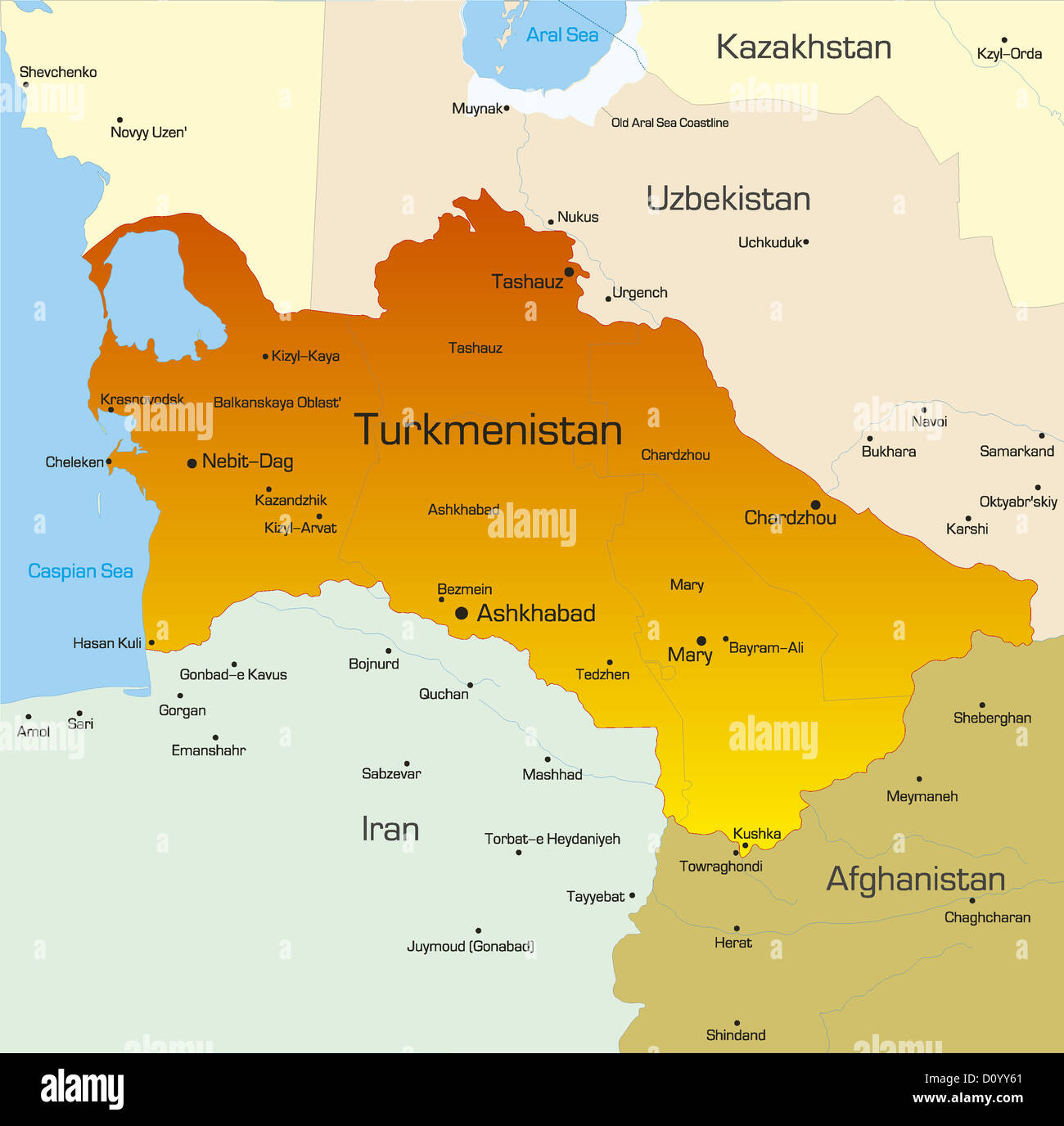 Turkmenistan country Stock Photo Alamy