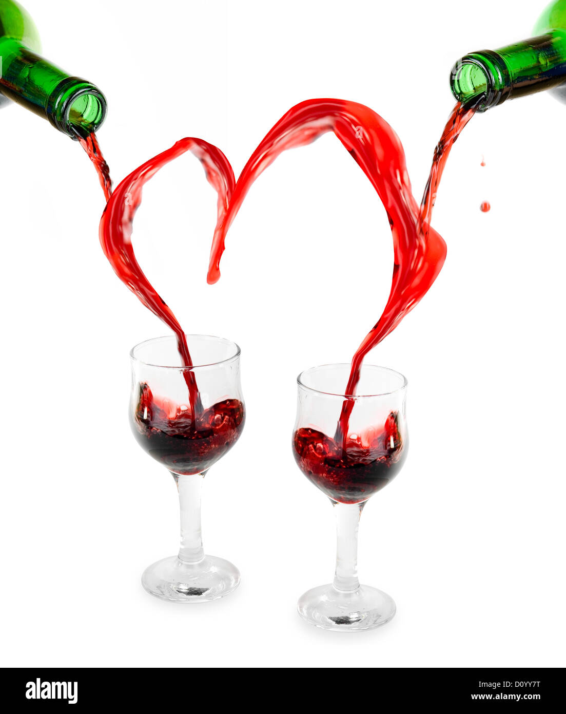 red wine heart Stock Photo Alamy