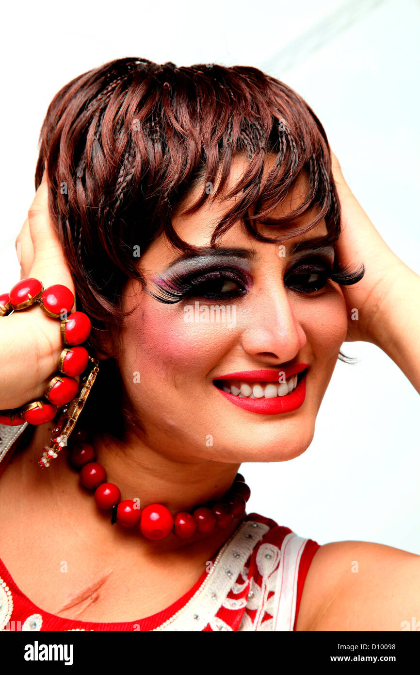 Indian girl smiling hi-res stock photography and images - Alamy