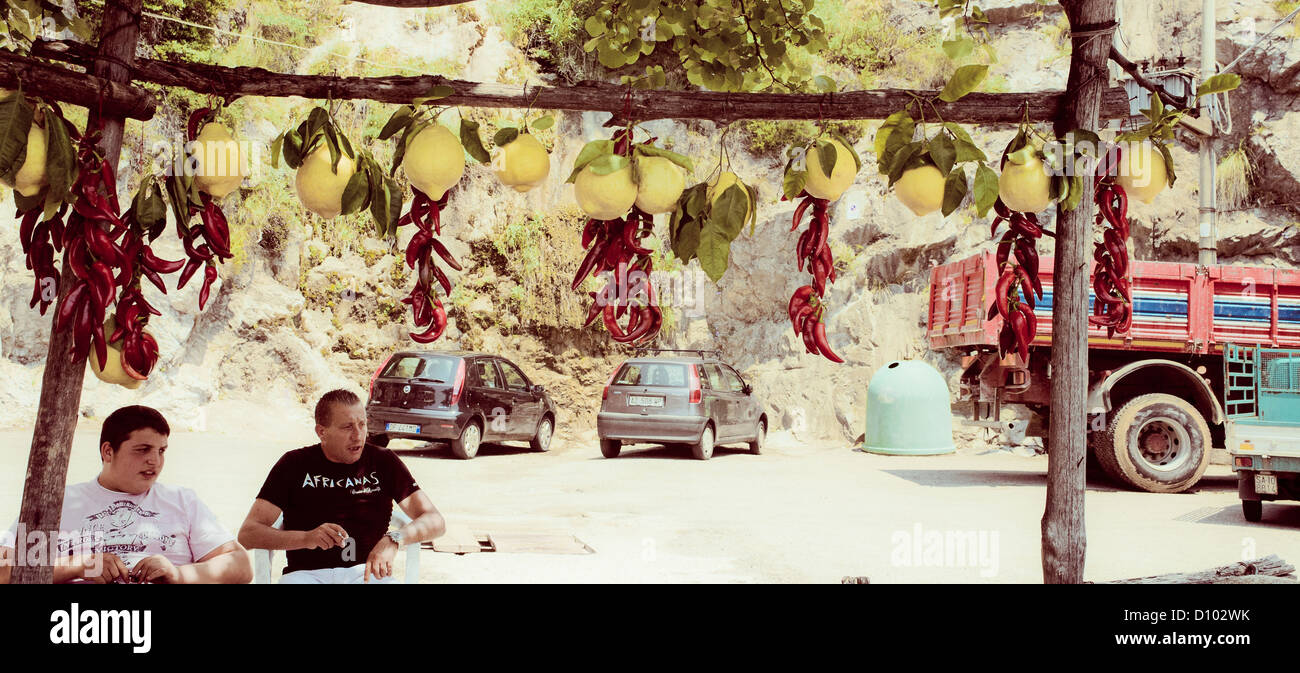 Amalfi Coast in the summer Italy Stock Photo - Alamy