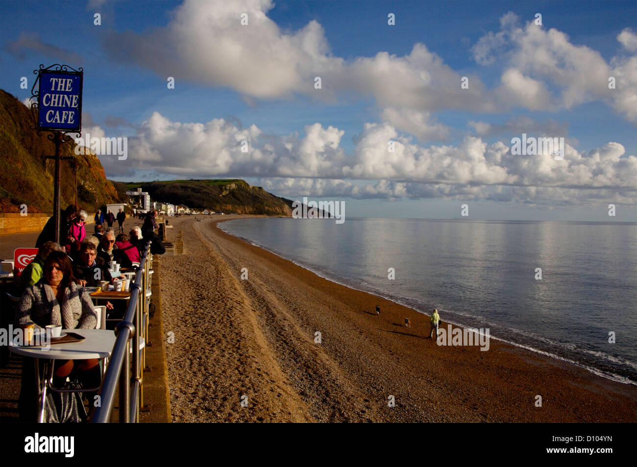 The Chine Cafe, Seaton, Devon, England Stock Photo