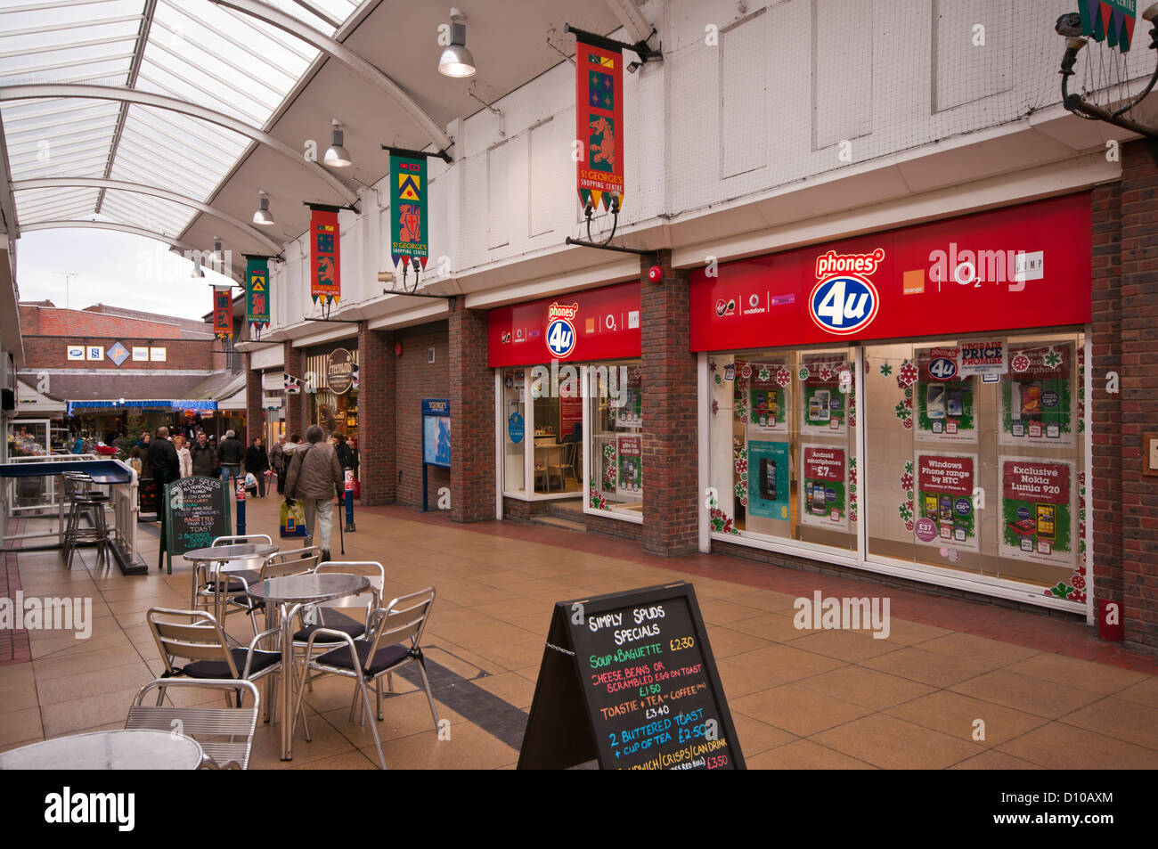 The St Georges Shopping Centre Gravesend Kent UK Stock Photo