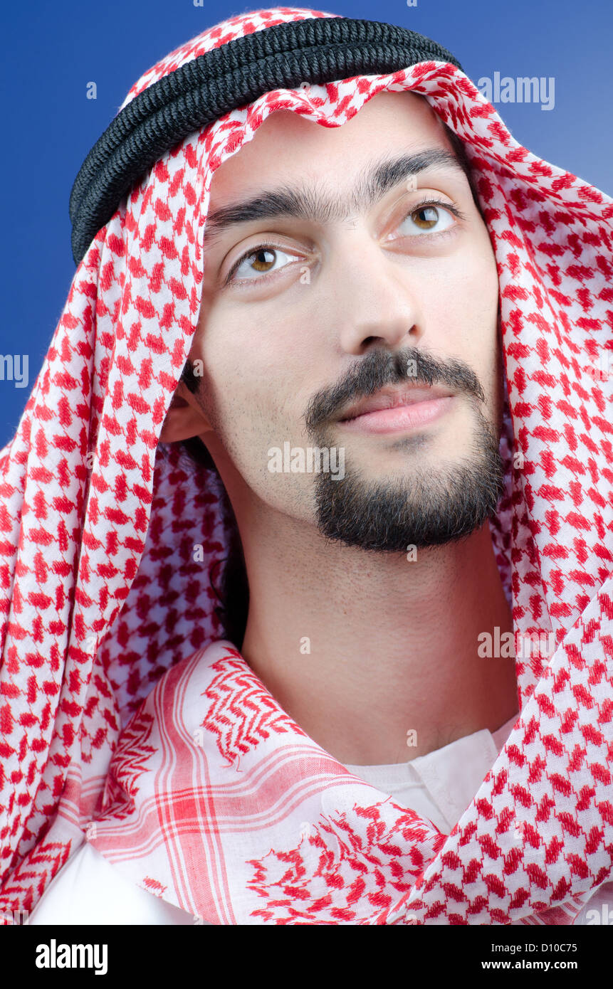 Portrait of young arab Stock Photo - Alamy