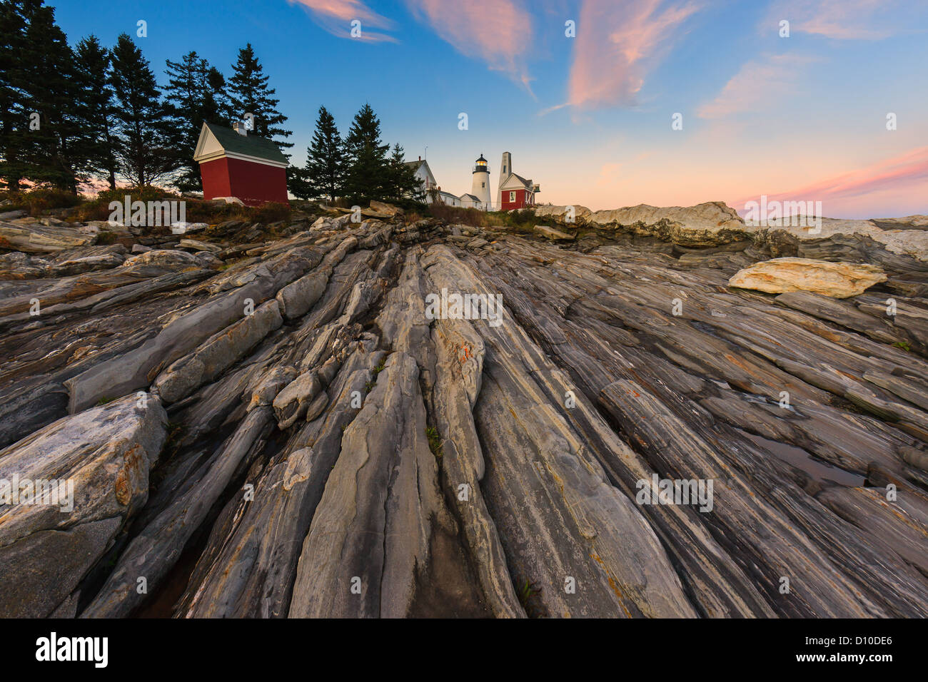 Pemaquid Point Light, Maine, USA Stock Photo Alamy