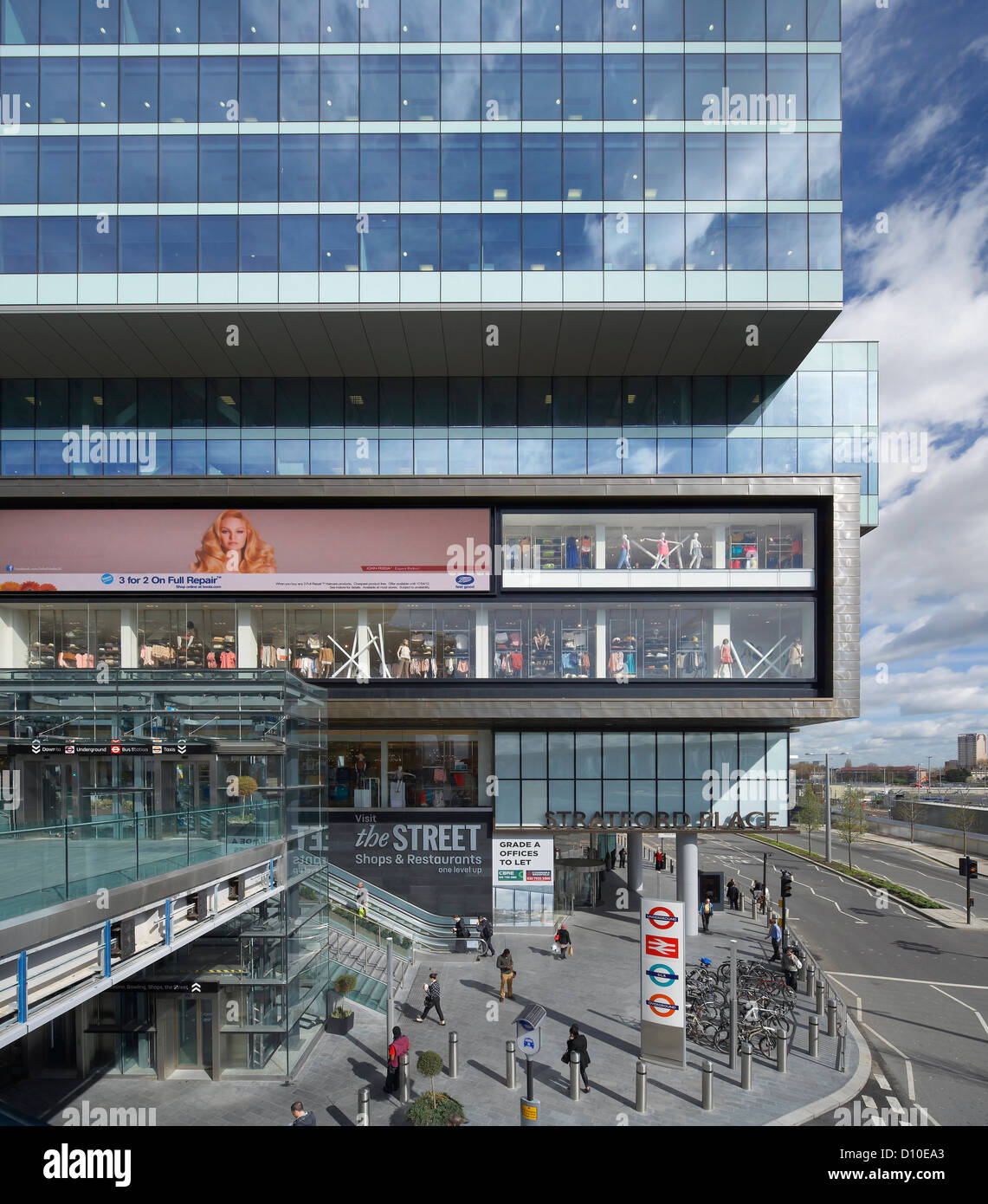 Westfield Shopping Centre Stratford, London, United Kingdom. Architect