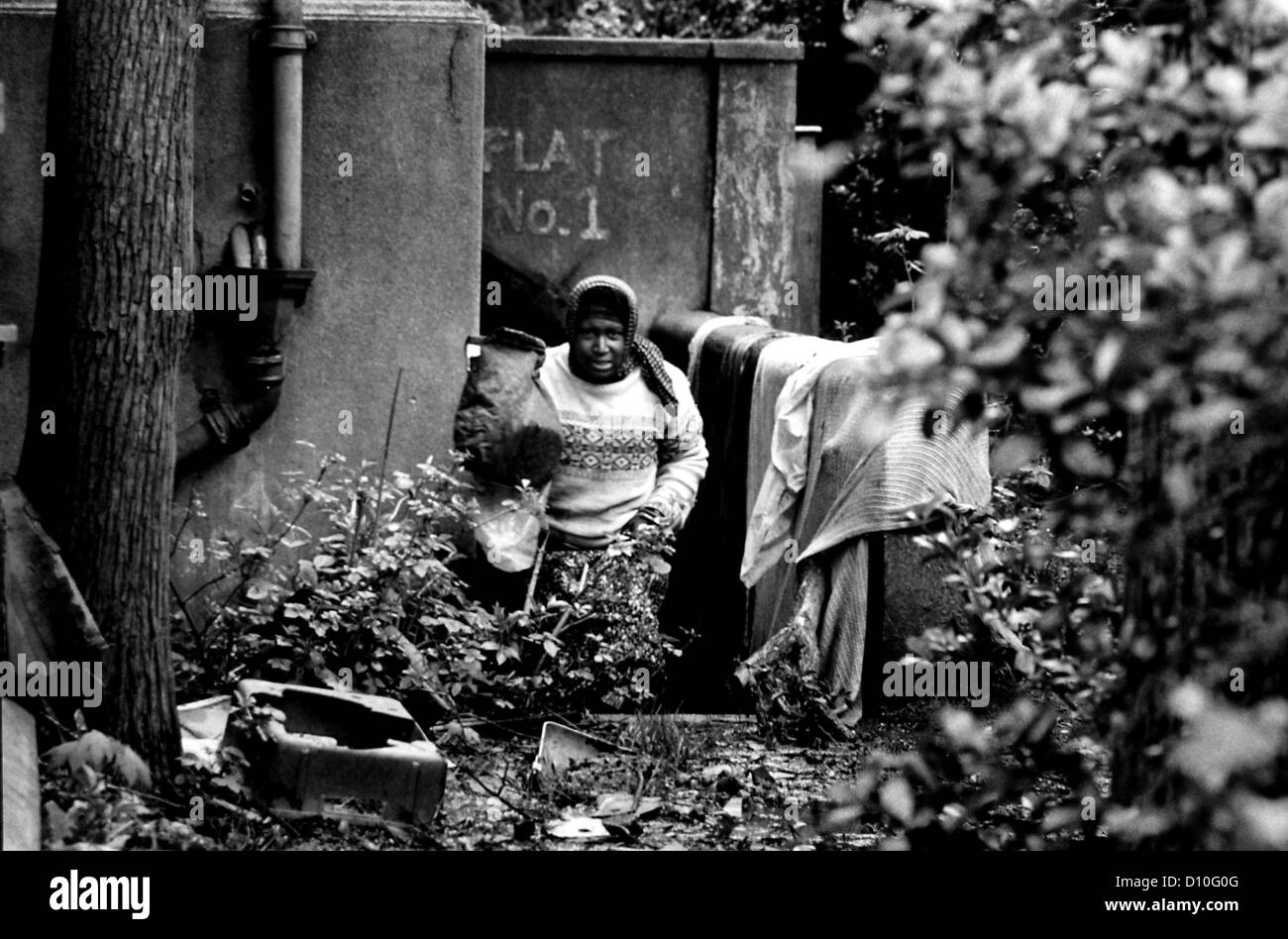Squatter emerges from the basement she has made her home in Dyke Road