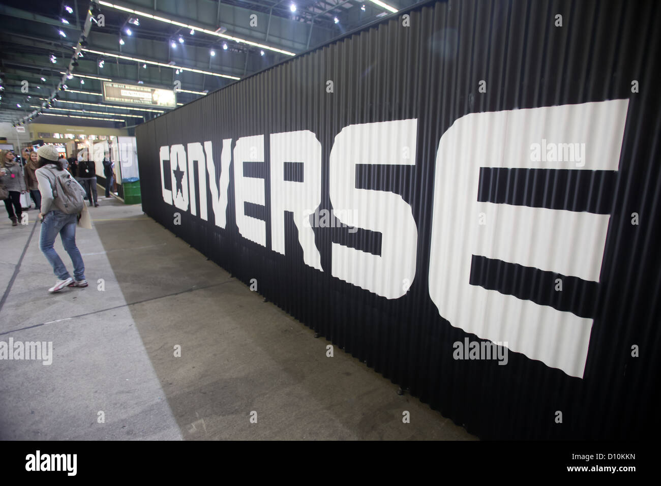 BERLIN - JANUARY 21: Converse stand at Bread & Butter fair on January 21,  2011 in Berlin, Germany Stock Photo - Alamy