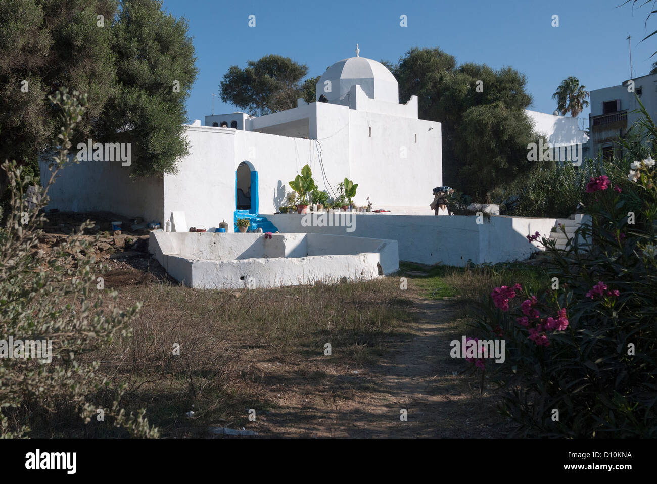 White house Asilah Morocco Stock Photo Alamy
