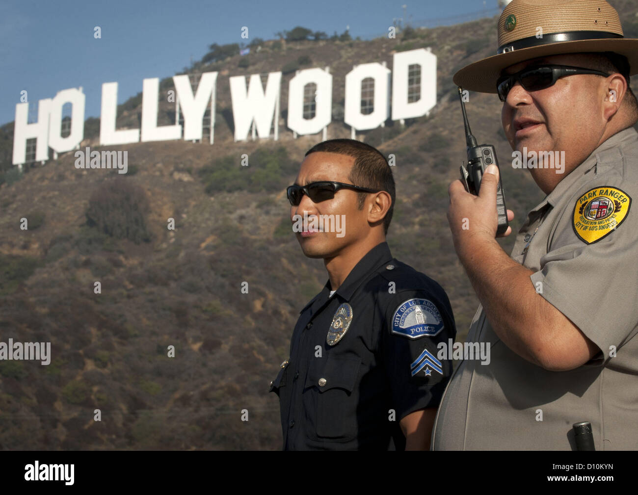 Hollywood, California, USA A City of Los Angles Park Ranger for