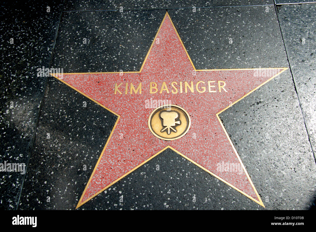 The Walk of Stars on the Hollywood Boulevard in Hollywood Los Angeles