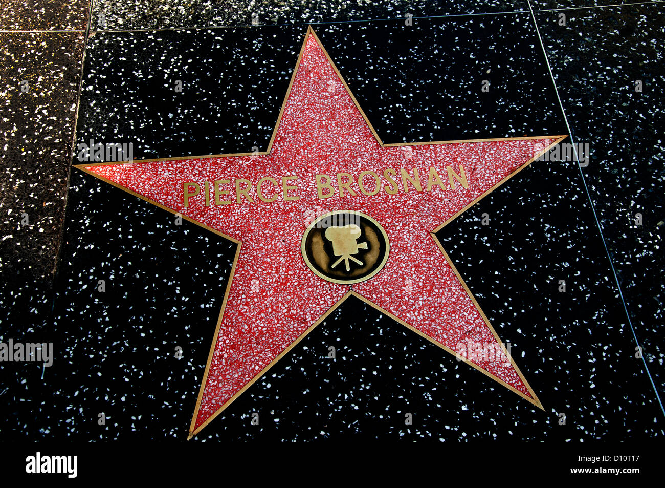 The Walk of Stars on the Hollywood Boulevard in Hollywood Los Angeles