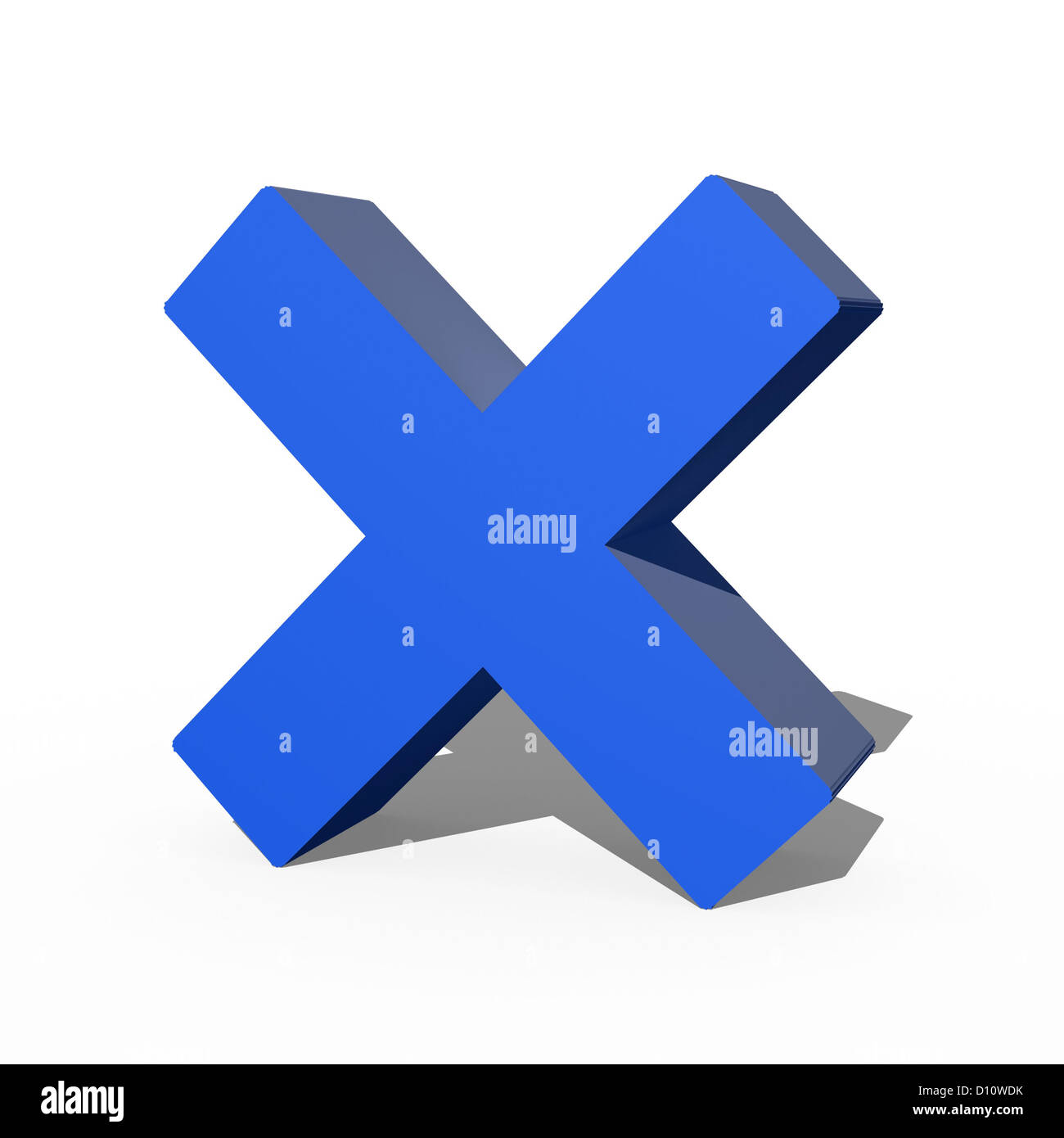 3D crosses isolated against a white background Stock Photo - Alamy