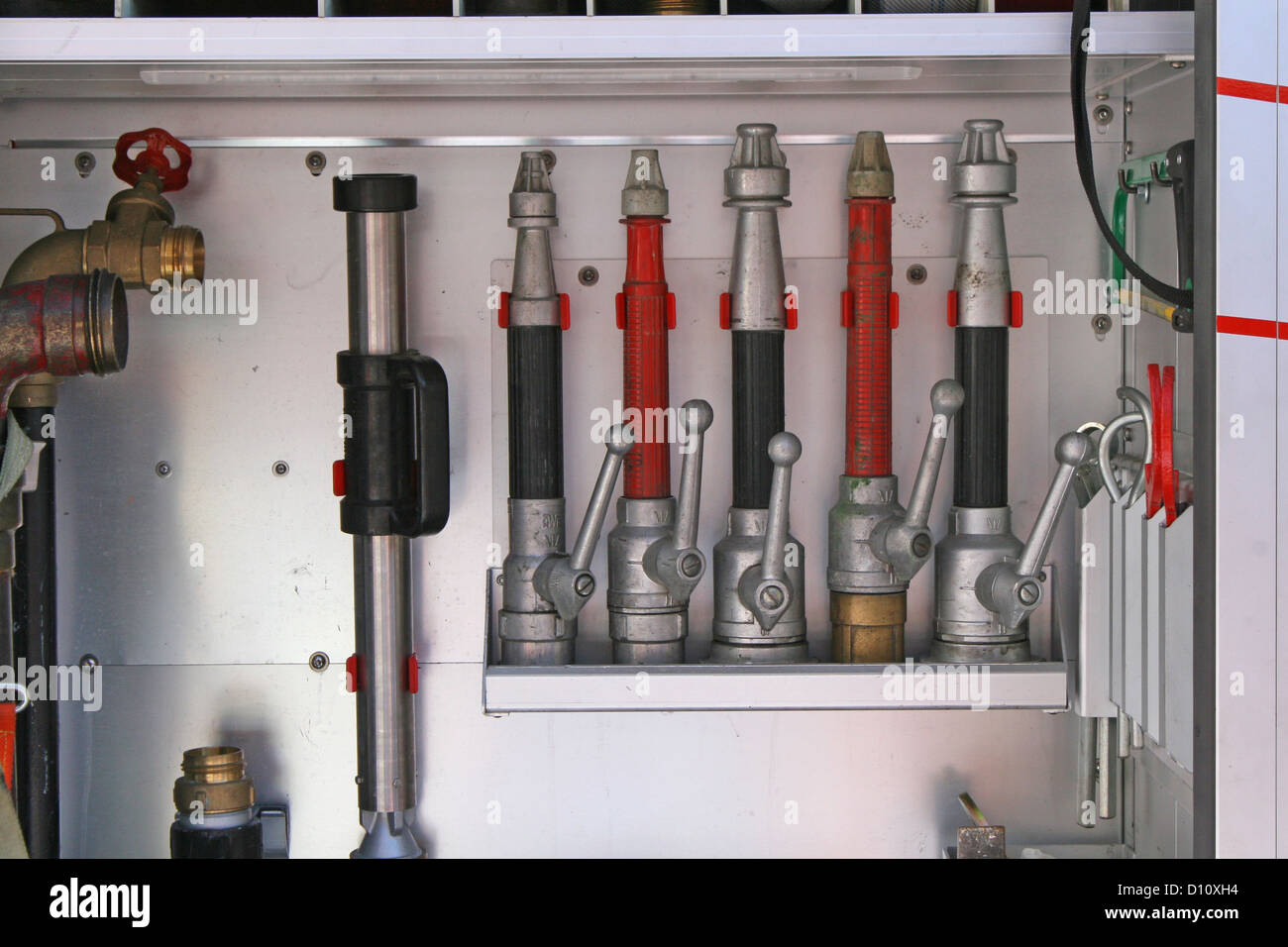 tools and equipment for firefighting fire Stock Photo Alamy
